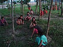 061121 1652_Agrasara Mandir orchard with girls.JPG