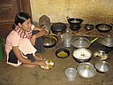 061123 1357_Staff kitchen meal share with Shipra.JPG